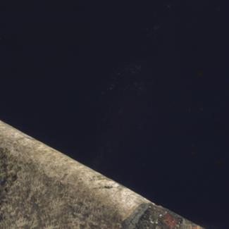 Rub obale uz ispusni kanal tvornice Mardešić