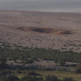 Jama kao ostatak kopa boksita - pokušaj - izmjena pejzaža