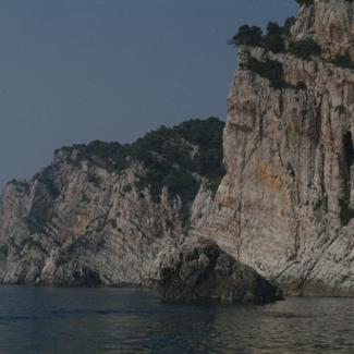 Klifovi na jugozapadnom djelu Dugog otoka