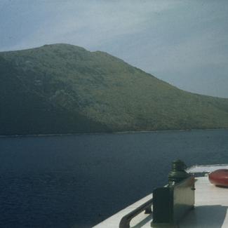 Posljedica požara; šumski požar na Dugom otoku kod Luke