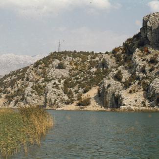 Kanjon Zrmanje kod proboja prema Velebitu iznad Obrovca