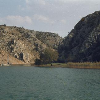Kanjon od Obrovca prema Jankovića buku; pjeskari