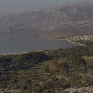 Rovanjska s puta gledano od Zadra