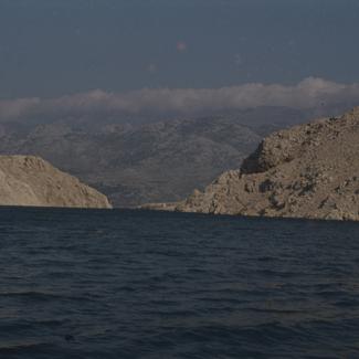 Masleničko ždrilo izlaz u Velebitski kanal