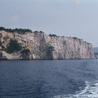 Klifovi; jugozapadni dio otoka