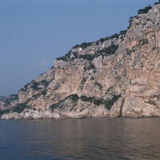 Klifovi; jugozapadni dio otoka