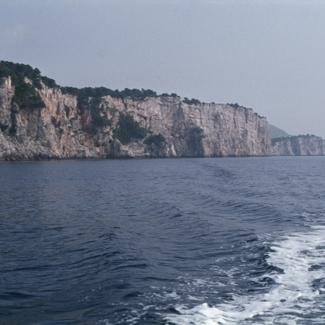Klifovi; jugozapadni dio otoka