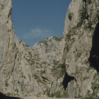 Put na ulazu u proboj Velike Paklenice