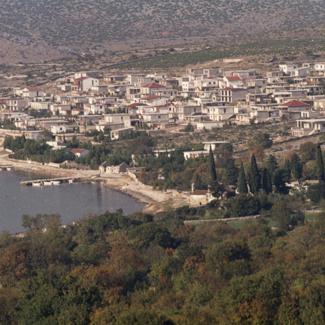 Rovanjska - sa ceste prema Zadru - teleobjektivom