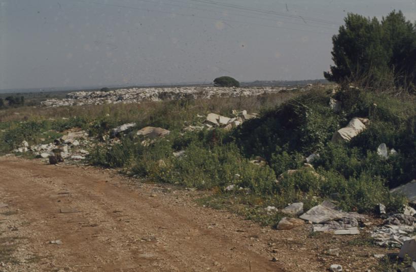 Hrpe smeća između zelenih površina; Gradski deponij