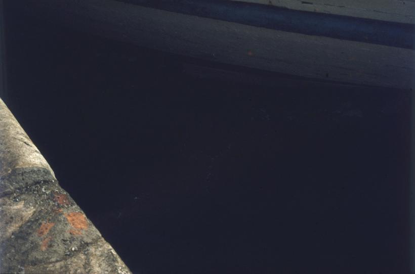 Pored ispusnog kanala ispred stare tvornice ribe 