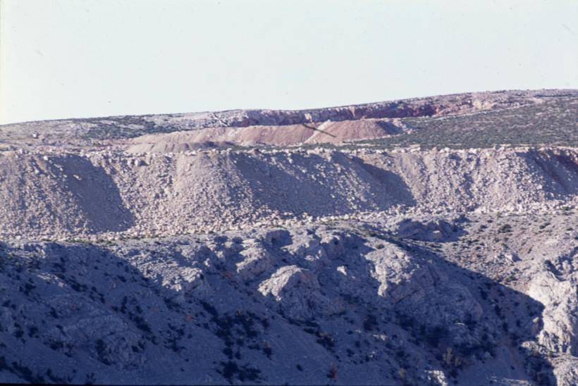Izmjena pejzaša - gledano od bazena Glinice