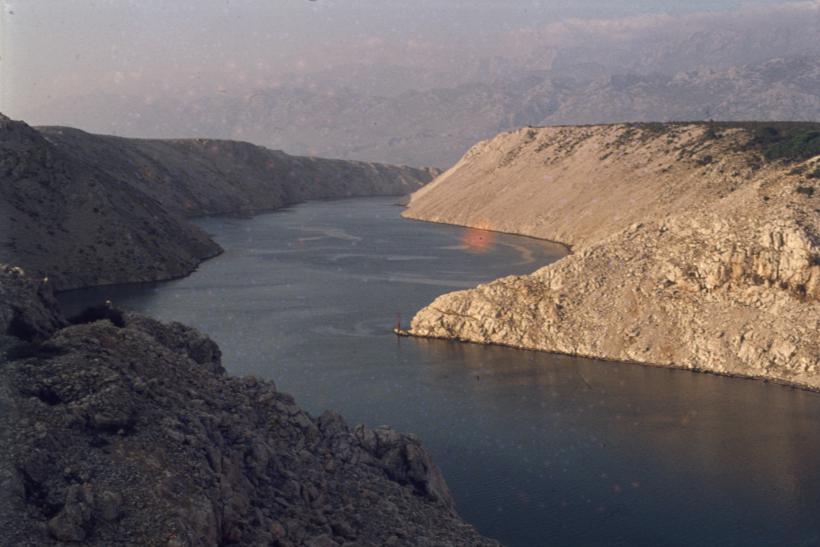 Masleničko ždrilo gledano sa mosta
