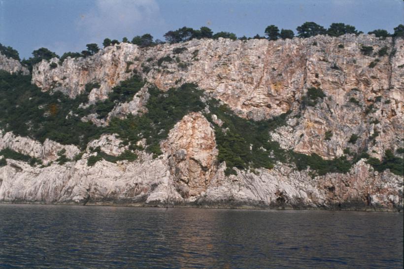 Klifovi; jugozapadni dio otoka
