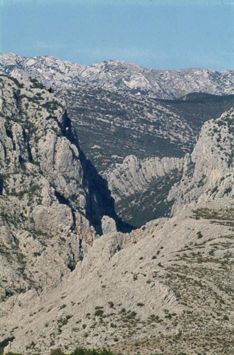 Mala Paklenica pogled s mora