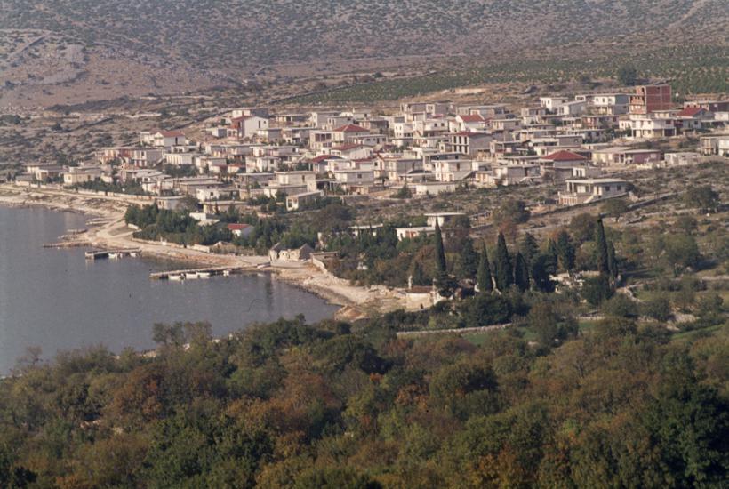 Rovanjska - sa ceste prema Zadru - teleobjektivom