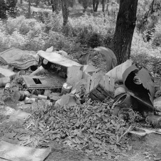 Smeće u hrpama - raskrižje Nin-Borik-Bokanjac; prema Bokanjcu