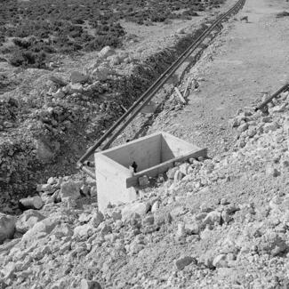 Odvodne cijevi južno od malog bazena