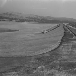 Istočna manja taložnica gledana sa zapadnog ugla pregradnog zida