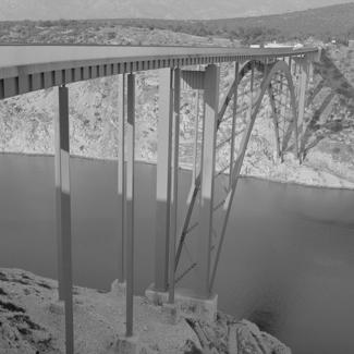 Maslenički most - nosači sa zadarske strane